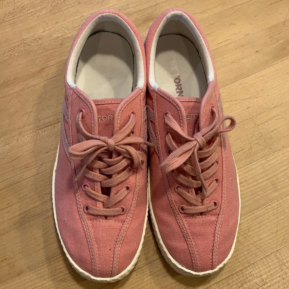 Pink Tretorn sneakers